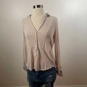 Lucky Brand • Gauzy Long Sleeve Top